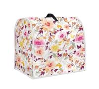 TOADDMOS Housse de mixeur sur pied à imprimé floral rétro compatible avec les mixeurs de cuisine de 6 à 8 litres, housses d'aide de cuisine pour mixeur sur socle