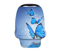 TOADDMOS Housse de siège de voiture extensible pour bébé, motif guépard, couverture d'allaitement, douce et respirante, pour siège auto de bébé, chariot, chaise haute, poussette.