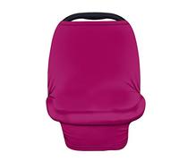 TOADDMOS Housse de siège de voiture extensible pour bébés, couverture d'allaitement, couverture d'allaitement, douce et respirante, pour siège auto, panier/chaise haute/poussette