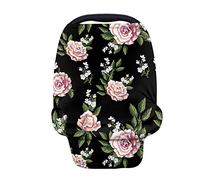 TOADDMOS Housses de siège auto élégantes pour bébé garçons et filles, extensibles, multi-usages, pour allaitement, chariot, chaise haute, poussette, auvents de siège auto