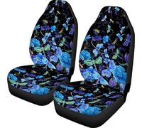 TOADDMOS Housses de siège de Voiture décoratives avec Motif Papillons colorés pour sièges Avant Seulement, Design Tendance pour Une Installation Facile, universelles pour Voiture, camionnette et SUV
