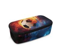 TOADDMOS Trousse à crayons de grande capacité pour fournitures scolaires, boîte de rangement multifonction pour étudiants, femmes, hommes, Ballon de football à eau, Taille unique, Trousse de beauté