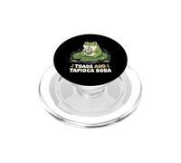 Toads and Tapioca Boba Grenouille Boba Buveur de thé au Lait PopSockets PopGrip pour MagSafe