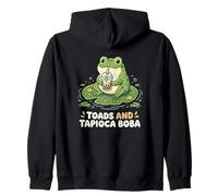 Toads and Tapioca Boba Grenouille Boba Buveur de thé au Lait Sweat à Capuche