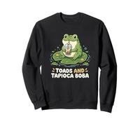 Toads and Tapioca Boba Grenouille Boba Buveur de thé au Lait Sweatshirt