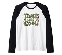 Toads Are Cool Whimsical Cute Mushroom Cottagecore Fashion Manche Raglan