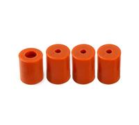 Toaiot 3D Printer Heatbed Colonne de nivellement en silicone OD 0,98 po ID 0,16 po Outil de lit chauffant Stable Tampon en silicone résistant à la chaleur pour CR10 Max/V2/V3/S4/S5/SV01/SV02-4 pcs