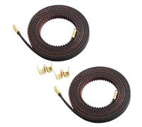 Toaiot Nom du produit Elego : Elego Neptune4 Plus Courroie de distribution originale de remplacement synchore axe X Y, version antidérapante 2GT-6 mm, transmission stable, haute précision et