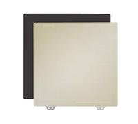 Toaiot Plaque de construction en acier à ressort pour Ender 3 / Pro/Ender 3X Plaque en acier de lit en feuille d'impression 3D 235x235mm / 9.2x9.2 pouces avec PEI + autocollant magnétique B