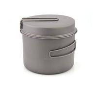 TOAKS Batterie de Cuisine Ultra légère en Titane Poêle à Frire pour Camping extérieur Bol en Titane Tasse Pique-Nique 1100 ML, 1300 ML, 1350 ML, 1600 ML, 1600 ML