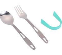 TOAKS Couverts de table en titane ultralégers - Fourchette et cuillère