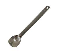 TOAKS Cuillère à long manche en titane avec bol poli Couverts de camping d'extérieur (SLV-11)