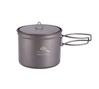 TOAKS Pot de camping en titane de 900 ml de diamètre 115 mm