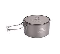 TOAKS Pot de camping en titane de 900 ml de diamètre 130 mm