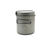 TOAKS Titanium 1100ml Pot with Pan Set de cuisine 2 pièces résistant à la corrosion et aux températures élevées sans arrière-goût métallique