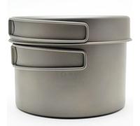 TOAKS Titanium 1300ml Pot With Pan - Mixte - Gris - taille Unique- modèle 2026