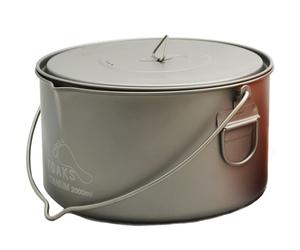 TOAKS Titanium 2000ml Pot With Bail Handle - Mixte - Gris - taille Unique- modèle 2026
