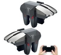 Toaluea 1 Paar Mobile Trigger Controller pour PUBG L1R1 L2R2 Manette Contrôleur de Jeu Mobile avec Trigger Gâchettes Portable Joystick Gaming Gadgets Compatible avec Android iPhone iOS