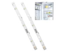 Toaluea 2 Pièces Bandes Lumineuses LED Réfrigérateur pour Rongsheng Hisense E349766 MDDZ-162A 1629348 1529227, DC12V 2W Bande Lumineuse Led de Remplacement, Luce LED pour Réfrigérateurs