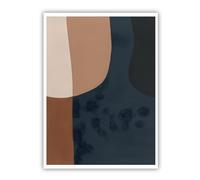 TOANGWALL abstrait géométrique toile art mural moderne minimaliste peinture murale impressions couleurs neutres affiches œuvres d’art pour salon chambre décor 85x100cm sans cadre