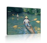 TOANGWALL Caillebotte Impressionnisme Art mural Barque Peinture 85x100cm