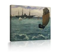 TOANGWALL Edouard Manet Kearsarge Boulogne Toile Impression 80x95cm