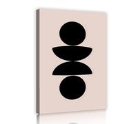 TOANGWALL Formes abstraites minimalistes Art mural de style bohème fresques ou affiches géométriques modernes Œuvres d’art pour la décoration du salon et de la chambre 80x120cm