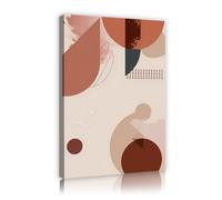 TOANGWALL Formes géométriques abstraites Toile Art mural Mural minimaliste contemporain Affiches modernes Peinture Estampes d’œuvres pour salon Décoration intérieure 50x75cm