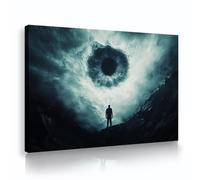 TOANGWALL Œil mystique vue toile art mural paysage surréaliste affiche impressions contemporain murale fantaisie œuvre d’art pour salon chambre bureau décor 80x120cm cadre intérieur