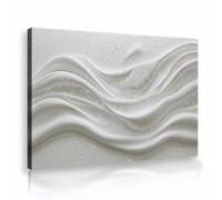 TOANGWALL Impressions modernes à effet 3D sur toile Art mural abstrait ondulé Design mural Murale Esthétique Image graphique Affiche élégante pour la décoration de la chambre 40x60cm