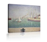 TOANGWALL Pointillisme Georges Seurat Toile Port Honfleur 50x60cm