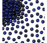 TOAOB 100 pcs Perles Pierre Naturelles 6 mm Lapis Lazuli Perles Rondes Bleu en Vrac de Pierres Gemme Énergie Perles Guérison pour Fabrication de Bijoux Collier Bracelet Boucle d'oreille