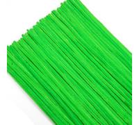 TOAOB 100pcs Fil Chenille Vert Fluorescent Tiges de Fils Chenille Cure Pipes Cleaner Assorties Cleaners Crafts Set 6mm x 300mm pour DIY Artisanat Décoration Fournitures Loisirs Creatifs