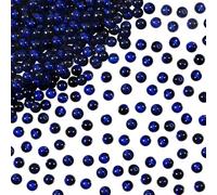TOAOB 100pcs Perles Pierre Naturelles 4mm Lapis Lazuli Perles Rondes Bleu en Vrac de Pierres Gemme Énergie Perles Guérison pour Fabrication de Bijoux Collier Bracelet Boucle d'oreille