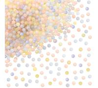 TOAOB 100pcs Perles Pierre Naturelles 4mm Morganite Perles Rondes en Vrac de Pierres Gemme Énergie Perles Guérison pour Fabrication de Bijoux Collier Bracelet Boucle d'oreille