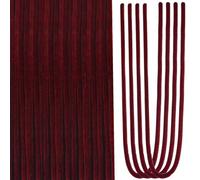 TOAOB 50pcs Cure Pipes Rouge Profond Fil Chenille 60cm Tige de Chenille