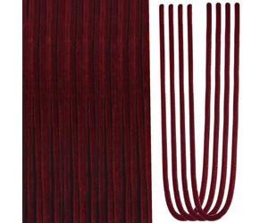 TOAOB 50pcs Cure Pipes Rouge Profond Fil Chenille 60cm Tige de Chenille