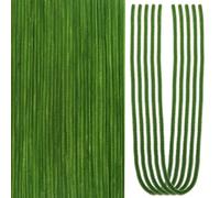 TOAOB 50pcs Cure Pipes Vert Armée Fil Chenille 60cm Tige de Chenille