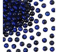 TOAOB 50pcs Perles Pierre Naturelles 8mm Lapis Lazuli Perles Rondes en Vrac de Précieuses Gemme Énergie Guérison pour Fabrication de Bijoux Collier Bracelet Boucle d'oreille