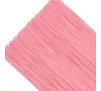 TOAOB Fil Chenille 100pcs Tiges de Fils Chenille Rose Pêche Clair Cure Pipes Cleaner Couleurs Assorties Cleaners Crafts Set 6mm x 300mm pour DIY Artisanat Décoration Fournitures Loisirs Creatifs