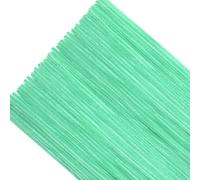 TOAOB Fil Chenille 100pcs Tiges de Fils Chenille Vert Pâle Cure Pipes Cleaner Couleurs Assorties Cleaners Crafts Set 6mm x 300mm pour DIY Artisanat Décoration Fournitures Loisirs Creatifs