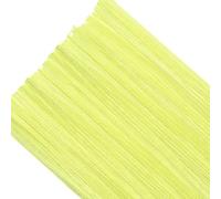 TOAOB Fil Chenille 100pcs Tiges de Fils Jaune Pâle Cure Pipes Cleaner Couleurs Assorties Cleaners Crafts Set 6mm x 300mm pour DIY Artisanat Décoration Fournitures Loisirs Creatifs