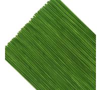 TOAOB Fils Chenille 100pcs Tiges de Cure Pipes Fil Chenilles Armée Clair Vert Kit de Loisir Creatif 6mm x 300mm pour Bouquets de Fleur Décoration Travaux Manuels