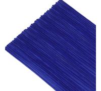 TOAOB Fils Chenille 100pcs Tiges de Cure Pipes Fil Chenilles Bleu foncé Kit de Loisir Creatif 6mm x 300mm pour Bouquets de Fleur Décoration Travaux Manuels