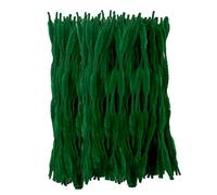 TOAOB Fils Chenille 120pcs Tiges de Cure Pipes Fil Chenilles Vert Kit de Loisir Creatif 6mm x 300mm pour Bouquets de Fleur Décoration Travaux Manuels