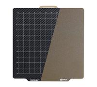 Toaot bambolab x1c p1p 258x258mm 10.15x10.15 pouces double Flex Pei feuille d'or Texturé poudre Pei + PET panneau de construction en fibre de carbone lit d'imprimante 3D pièces d'imprimante 3D