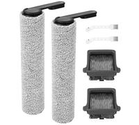 Toaren Rouleau de Brosse de Rechange et Filtre Accessoires pour Tineco Floor One S7 Pro/Floor One S6 pour Aspirateurs Secs et Humides,2 Rouleaux de Brosse,2 Filtres HEPA,2 Brosse de Nettoyage