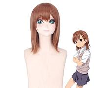 Toaru Kagaku pas de Railgun S femmes Mikoto Misaka Cosplay perruque Railgun à Aru Majutsu pas d'index Misaka Mikoto cheveux Costumes PL-514
