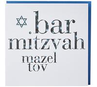 Toast Claire Giles Carte de Bar Mitzvah Motif Bleu
