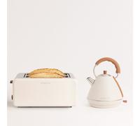 Pack Grille-pain TOAST RETRO + Bouilloire KETTLE RETRO Blanc Cassé